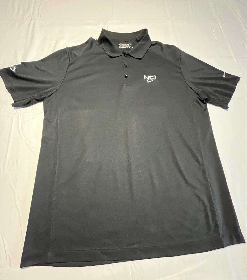 Nike Golf Tour Performance Dri-FIT Polo Shirt Men XL Black NCI Pumpkin Ridge